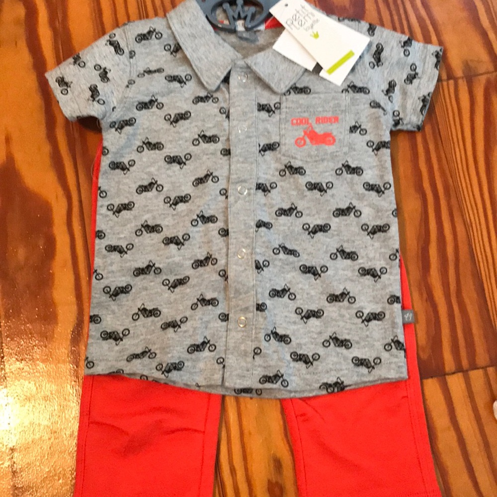 NWT petit lem outfit set